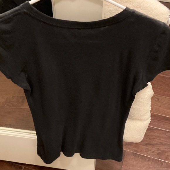Juicy Couture Black Tee with Bold Print - Picture 3 of 3